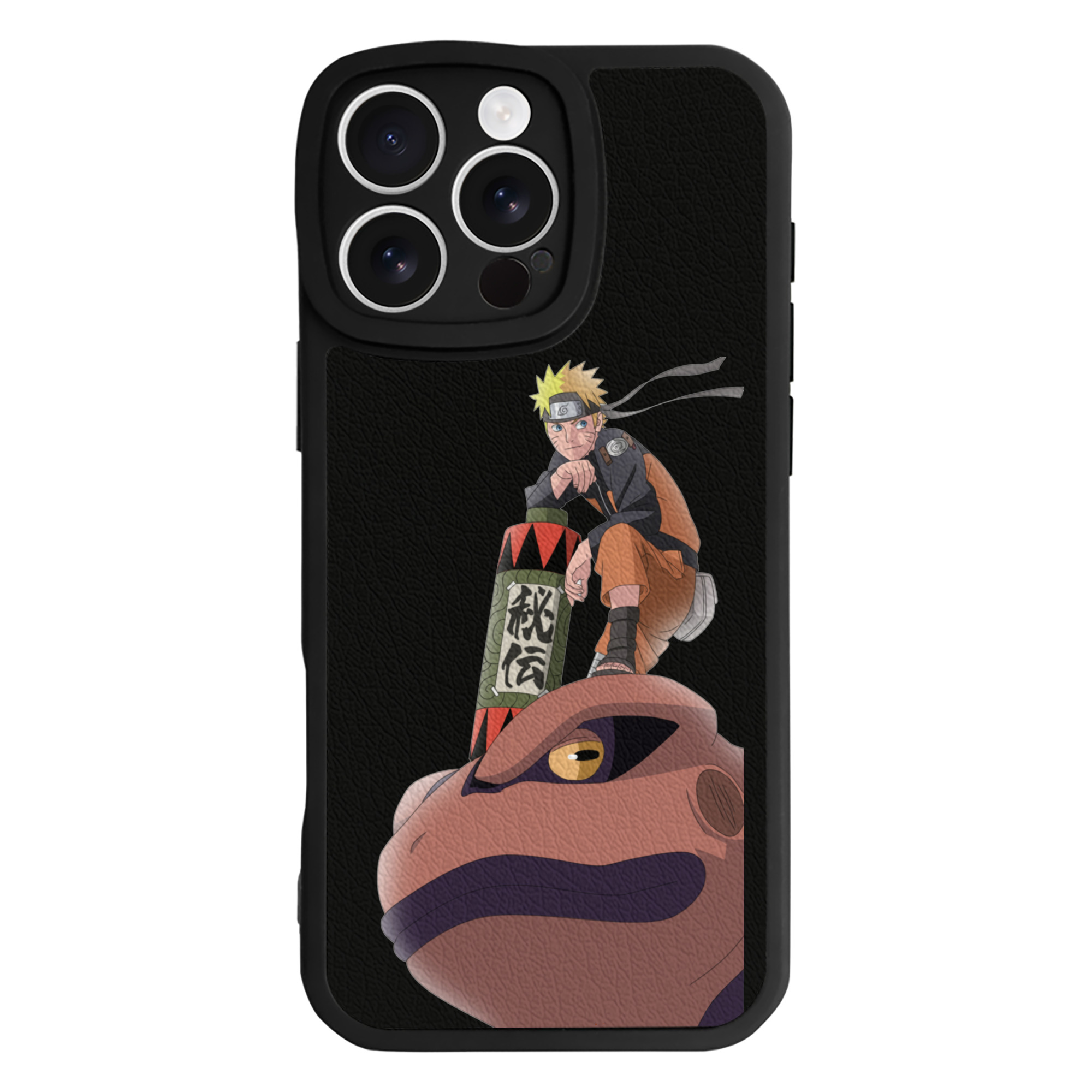 （画像用） NARUTO -ナルト- うずまき ナルト Uzumaki Naruto 【iPhone 16シリーズ対応】シリコンスマホケース（レザー調） 材質：シリコン